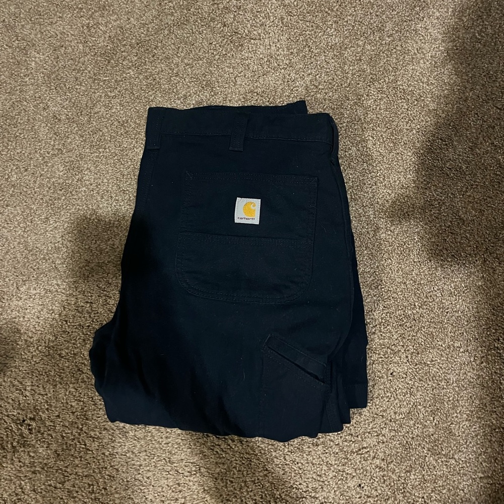 Carhartt Navy Relaxed Fit Pants